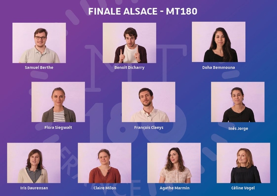 Portrait des 10 finalistes