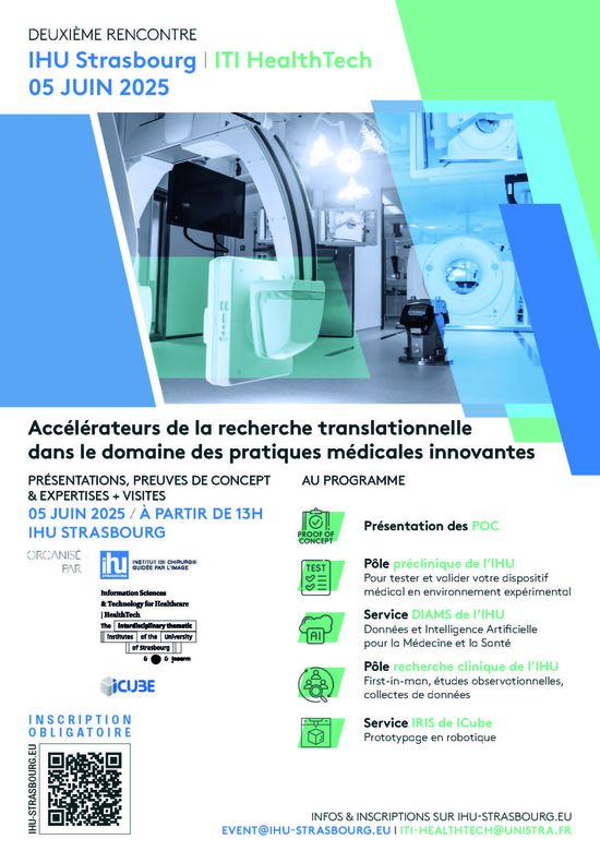 Flyer 2ème rencontre IHU / ITI HealthTech