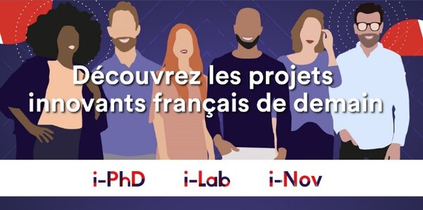 Illustration de porteurs de projets innovants dans les programmes i-PhD, i-Lab et i-Nov