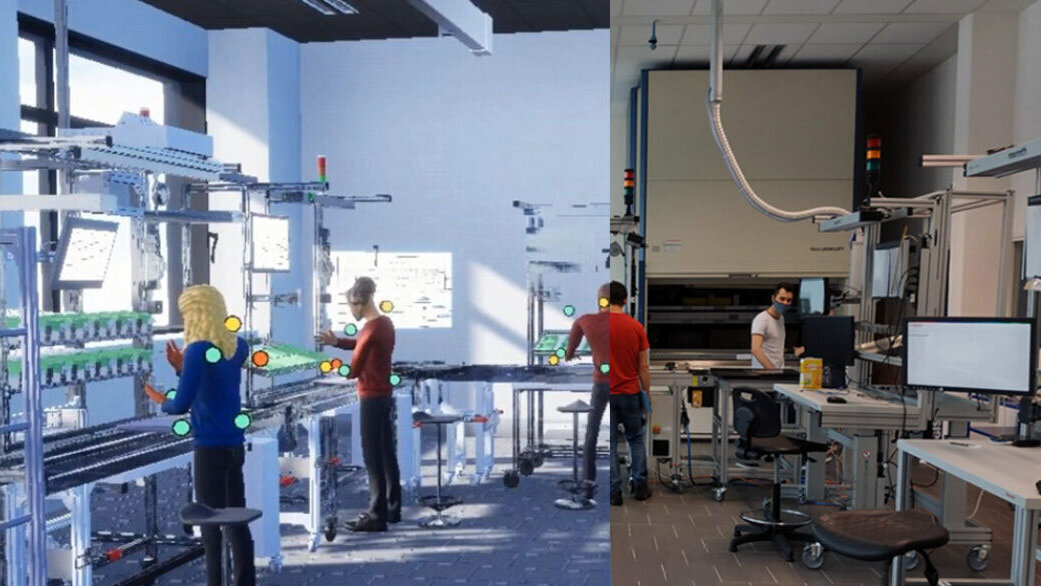 Projet Virtfac illustrant l’industrie du futur et l’usine 4.0