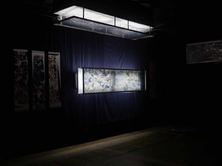 <strong>Vue de l’installation « Resonances » © Lucien Bitaux</strong> Vue d’ensemble de l’installation « Resonances »