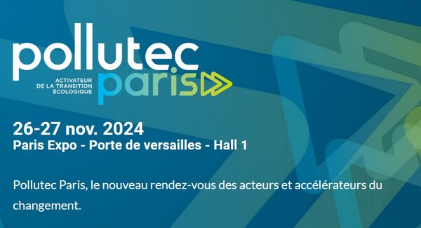 Affiche du salon Pollutec 2024 dédié aux solutions environnementales pour l’industrie et les territoires